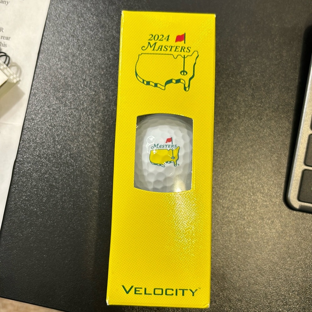 Masters golf balls